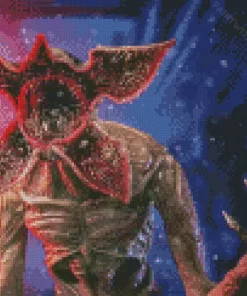 The Demogorgon Stranger Things Diamond By Numbers