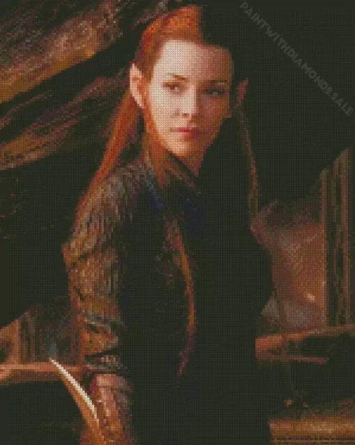 The Hobbit Tauriel Diamond By Numbers