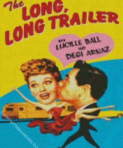 The Long Long Trailer Lucille Ball Diamond Painting