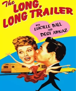 The Long Long Trailer Lucille Ball Diamond Painting