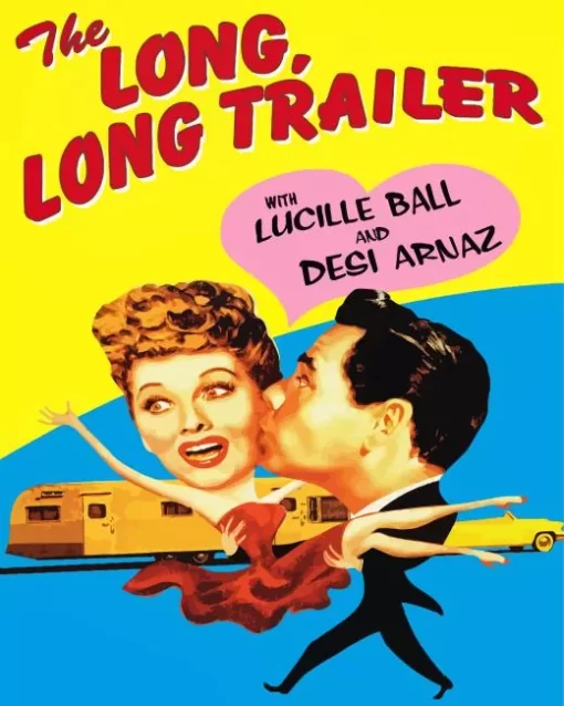 The Long Long Trailer Lucille Ball Diamond Painting