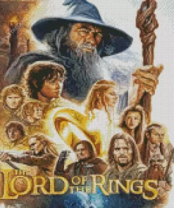 The Lord Of The Rings Characters Poster Diamond By Numbers