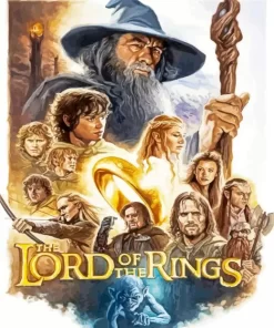 The Lord Of The Rings Characters Poster Diamond Paintings