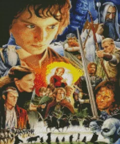 The Lord Of The Rings Poster Art Diamond By Numbers