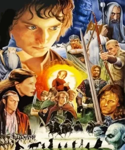 The Lord Of The Rings Poster Art Diamond Paintings