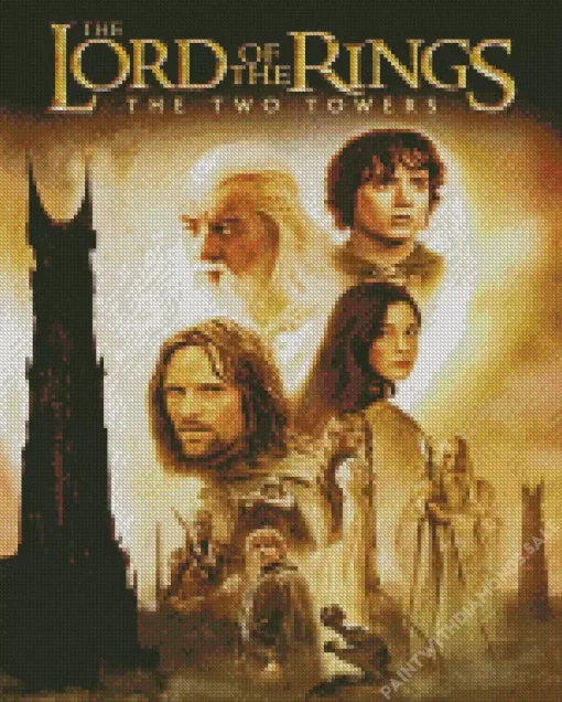 The Lord Of The Rings Poster7 Diamond By Numbers