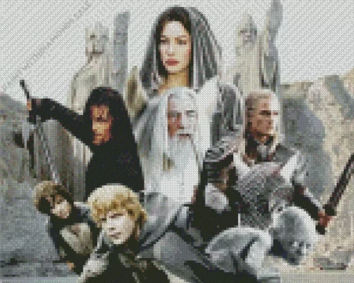 The Lord Of The Rings Movie Characters Diamond Painting