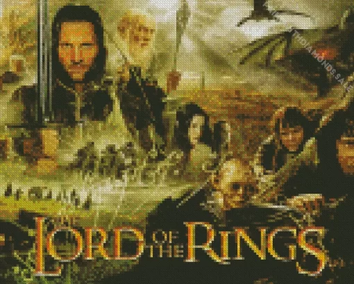 The Lord Of The Rings Poster Diamond Painting