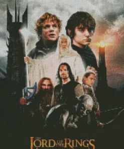 The Lord of the rings serie Diamond By Numbers