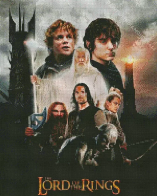 The Lord of the rings serie Diamond By Numbers