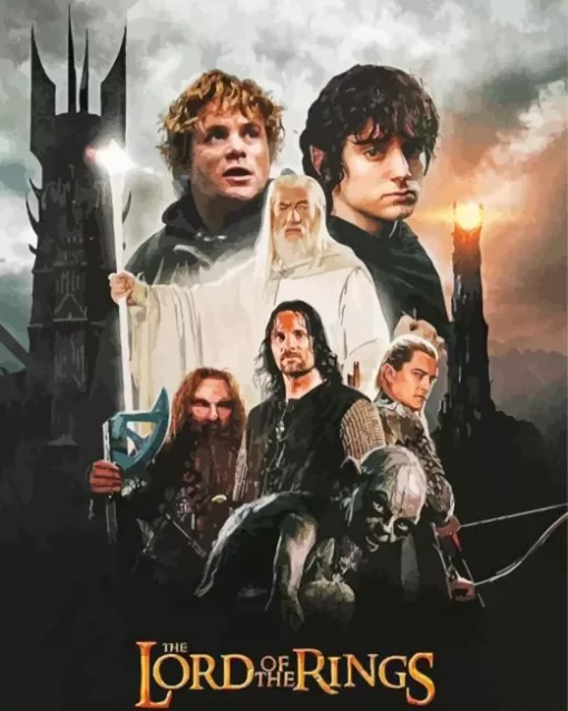 The Lord of the rings serie Diamond Paintings