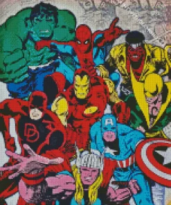 The Marvel Super Heroes Diamond Paintings