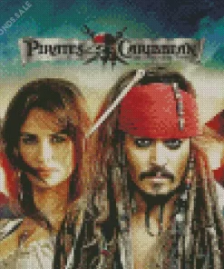 The Pirates Of The Caribbean Movie Poster Diamond Painting