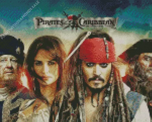 The Pirates Of The Caribbean Movie Poster Diamond Painting