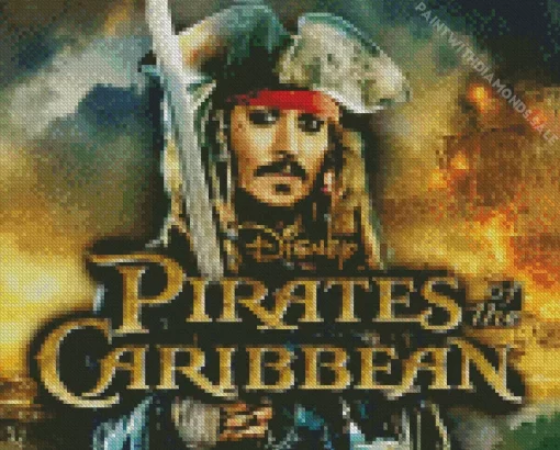 The Pirates Of The Caribbean Poster Diamond Painting