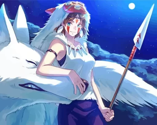 The Princess Mononoke Diamond Paints