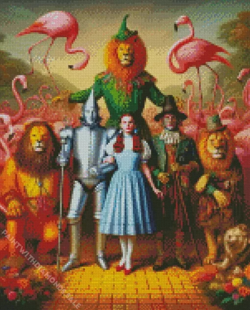 The Wizard Of Oz Movie Diamond By Numbers