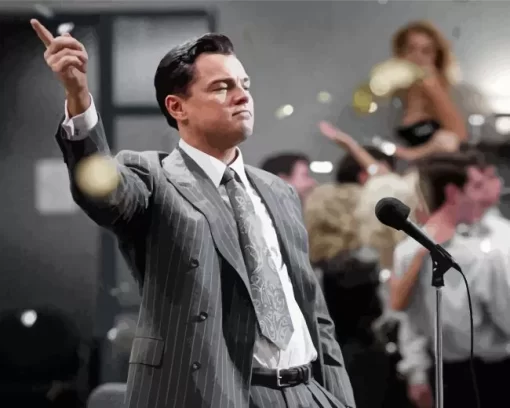 The Wolf of Wall Street leonardo DiCaprio Diamond Painting