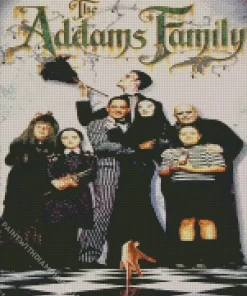 The addams family poster Diamond Dotz