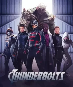 Thunderbolts Movie Diamond With Numbers