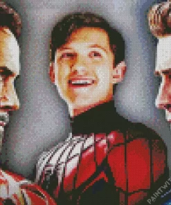 Tom Holland Captain America Diamond Painting