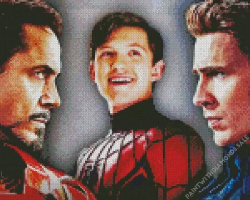 Tom Holland Captain America Diamond Painting