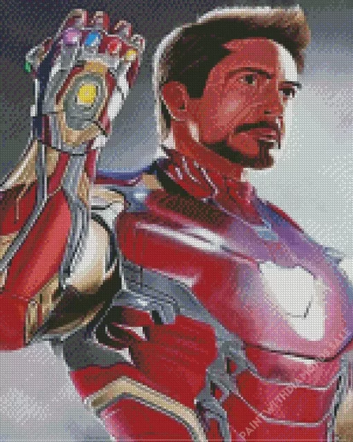 Tony Stark iron man Diamond Paintings