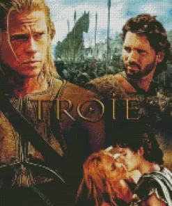 Trojan Brad Pitt Poster Diamond Painting