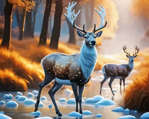 True Deers Diamond Painting