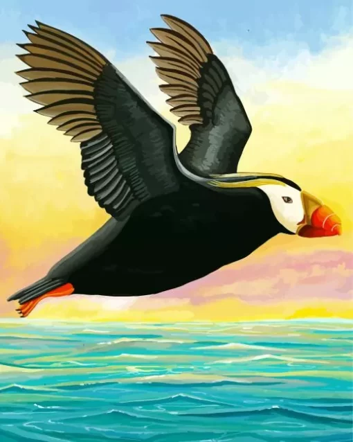 Tufted Puffin Art Diamond Painting