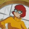 Velma Dinkley Scooby Doo Character Diamond Painting