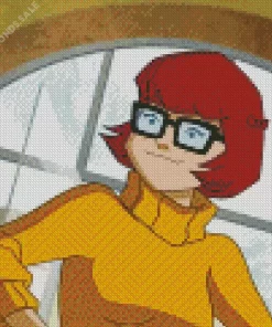 Velma Dinkley Scooby Doo Character Diamond Painting