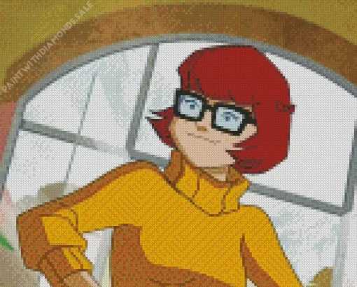 Velma Dinkley Scooby Doo Character Diamond Painting