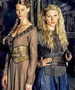 Vikings Aslaug And Lagertha diamond dotz