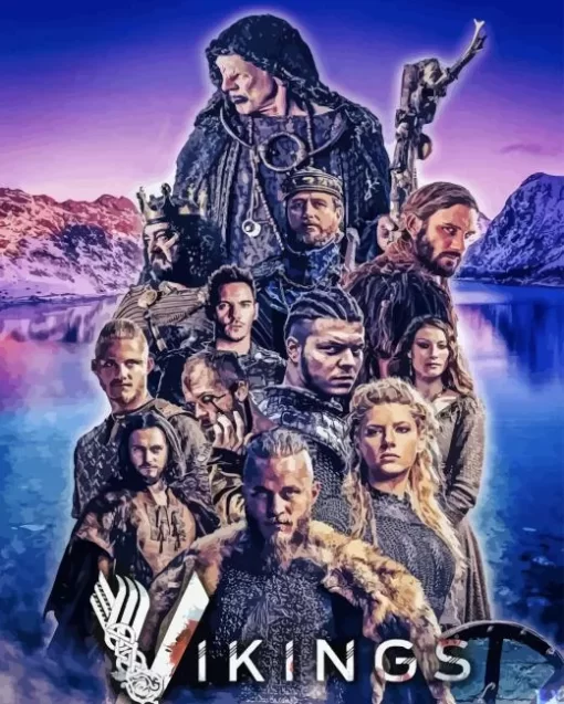 Vikings Characters Poster diamond dotz