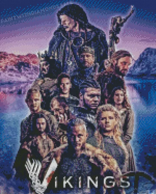 Vikings Characters Poster diamond paints