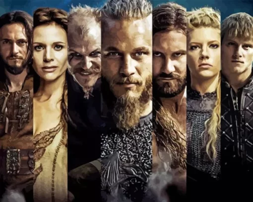 Vikings Characters diamond dotz