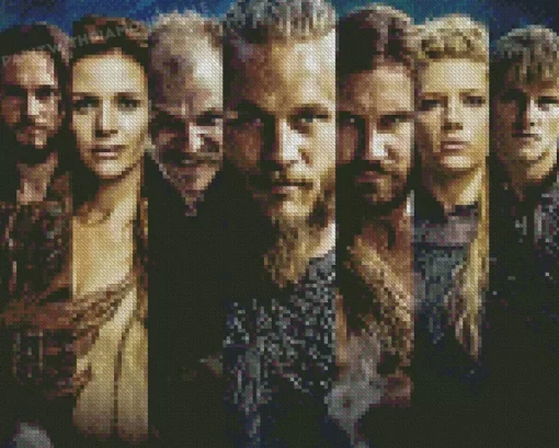 Vikings Characters diamond paints