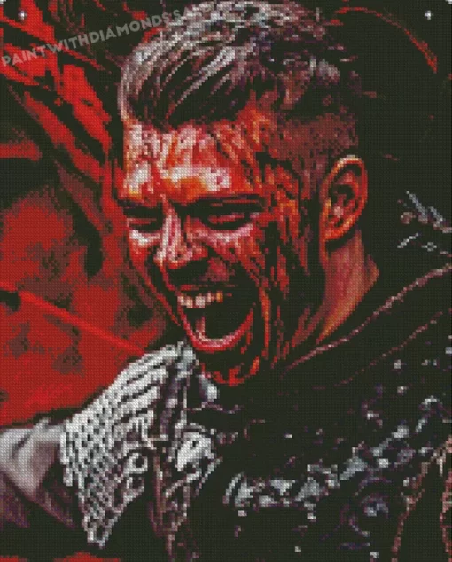 Vikings Ivar the Boneless diamond paints