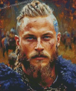 Vikings Ragnar Lothbrok diamond paints