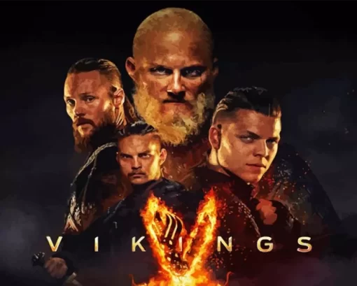 Vikings serie poster diamond dotz