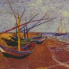 Fishing Boats Vincent Van Gogh Diamond Paintings