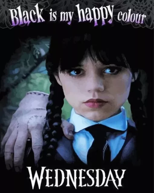 Wednesday Addams Poster Diamond Paintings