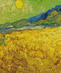 Wheatfield With A Reaper Diamond Paintings