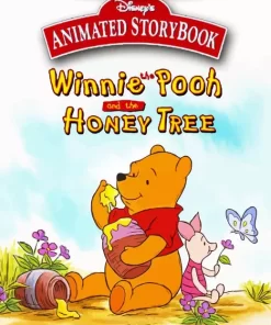 Winnie The Pooh And Honey Tree Diamond Painting