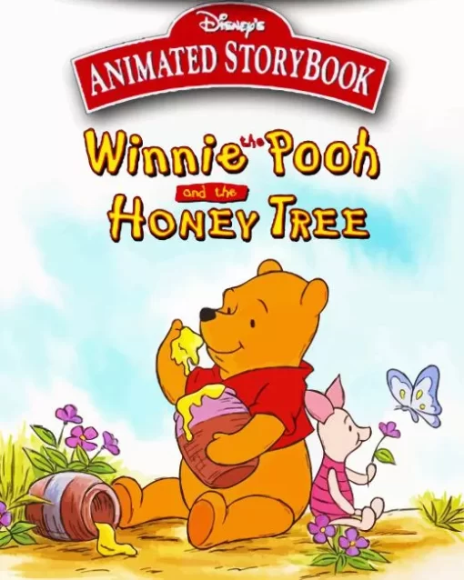 Winnie The Pooh And Honey Tree Diamond Painting