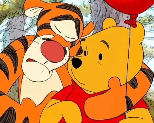 Winnie The Pooh And His Friend Diamond Painting