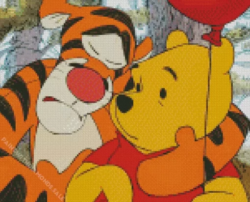 Winnie The Pooh And His Friend Diamond Painting