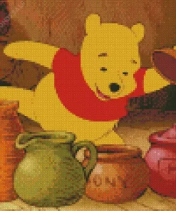 Winnie The Pooh Cartoon Diamond Painting