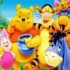 Winnie The Pooh Cartoon Characters Diamond Painting